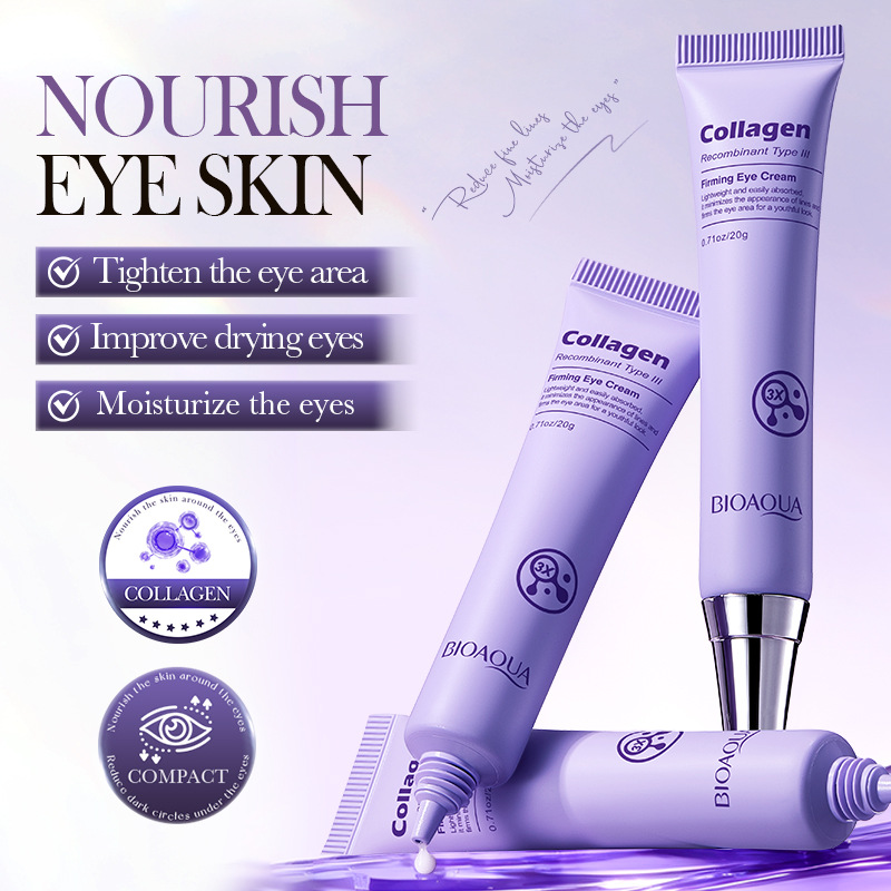 Eye Cream Peptide - Collagen-Infused Firming Eye Cream Reduces Fine