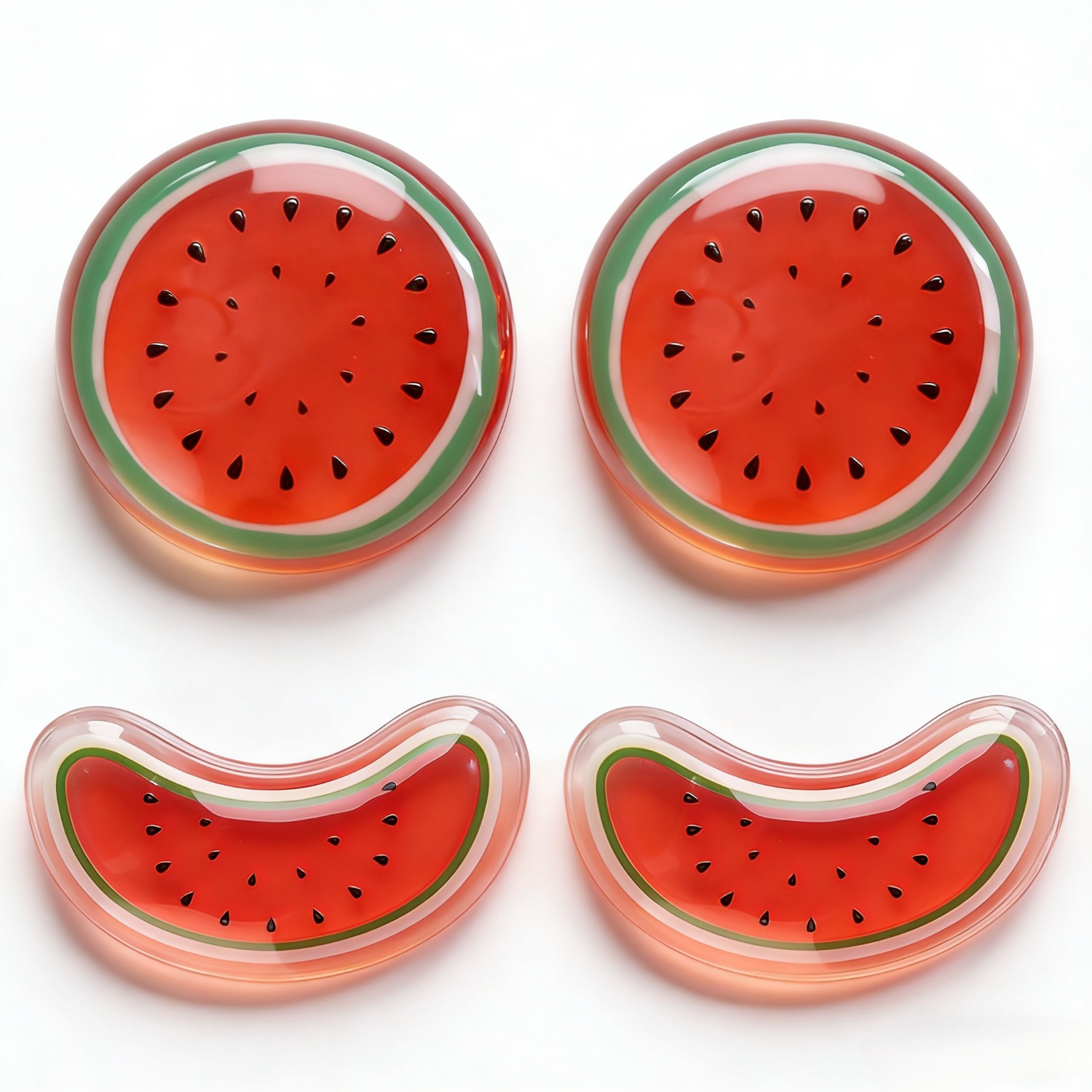 Cucumber Cooling Gel - Fruit-Themed Reusable Gel Eye Mask –