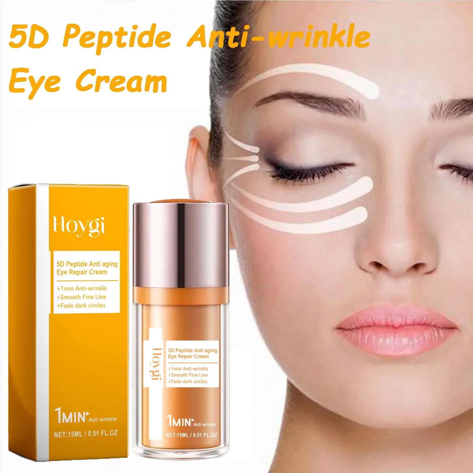 Eye Cream Peptide - HOYGI 5D Peptide Anti Wrinkle Eye