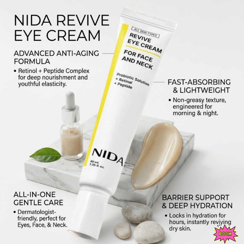 NIDA Retinol Peptide Eye Cream - огляд і ціна Eye Cream Peptide