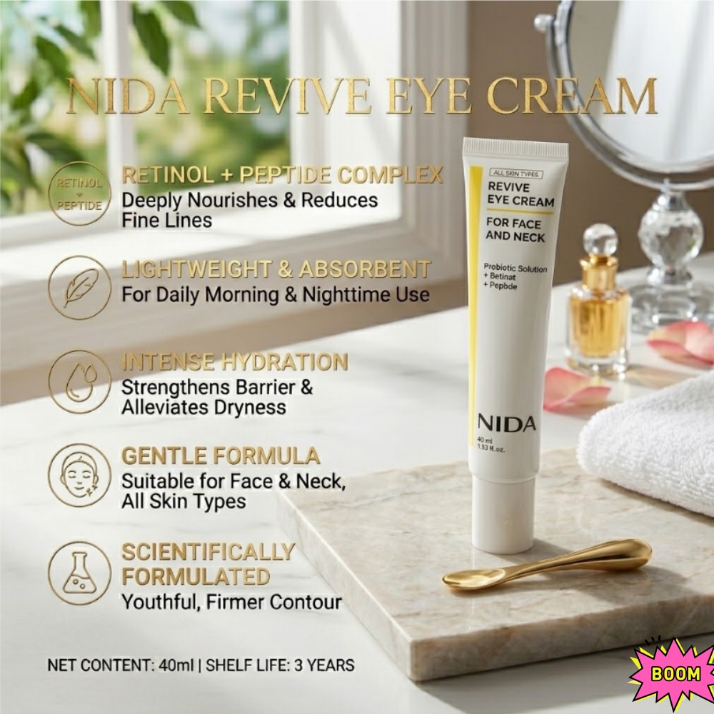 NIDA Retinol Peptide Eye Cream - огляд і ціна Eye Cream Peptide