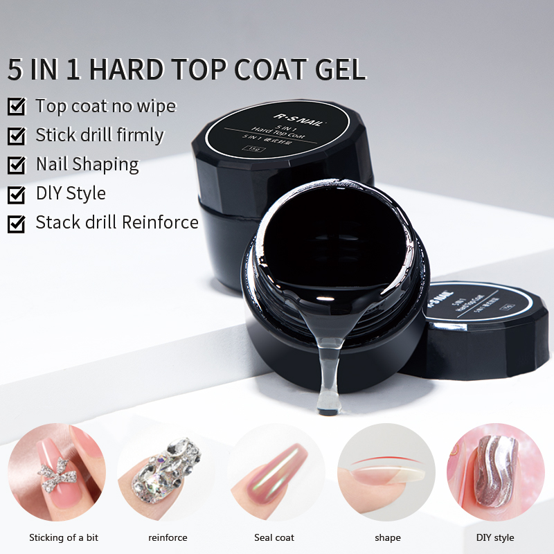 RSNAIL 5 IN 1 Japanese Hard To - огляд і ціна Cucumber Cooling Gel