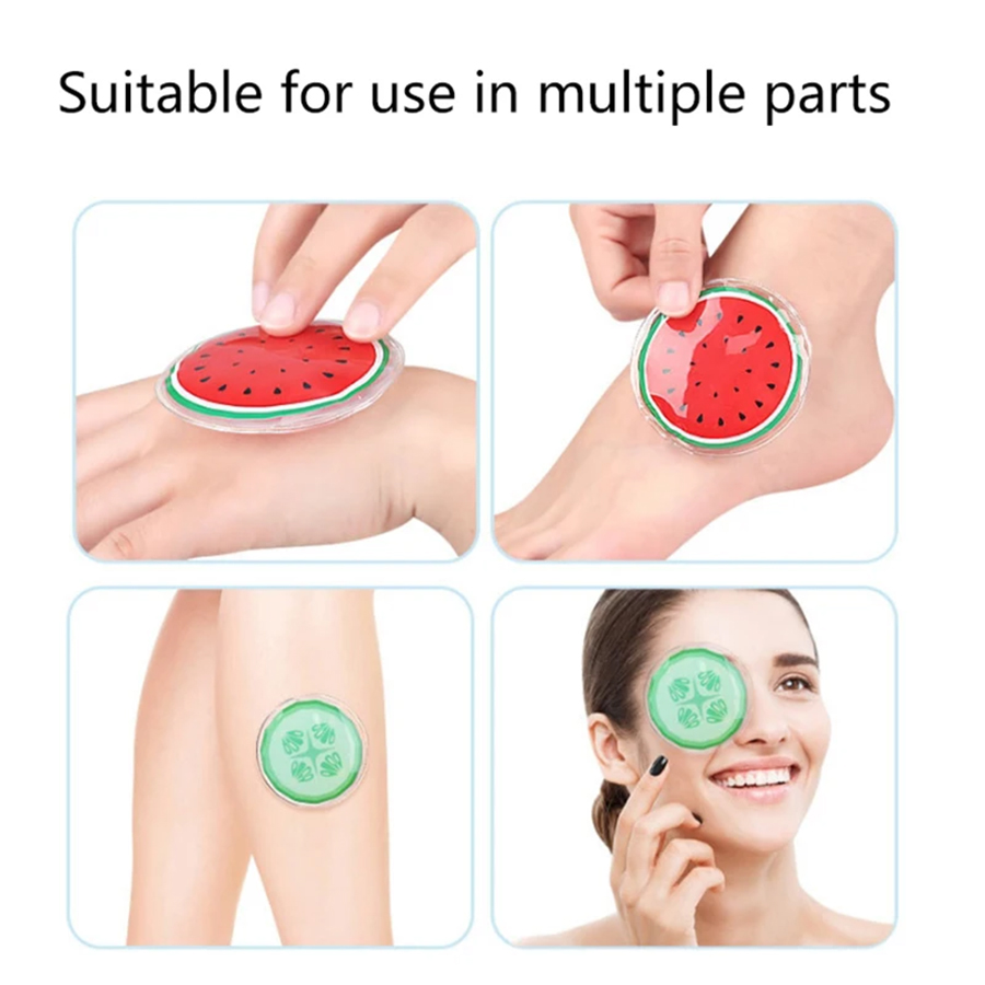 Fruit-Themed Reusable Gel Eye  - огляд і ціна Cucumber Cooling Gel