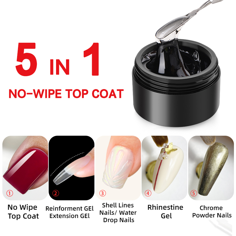 MSHARE 3D Top Coat Gel 50ml 5  - огляд і ціна Cucumber Cooling Gel