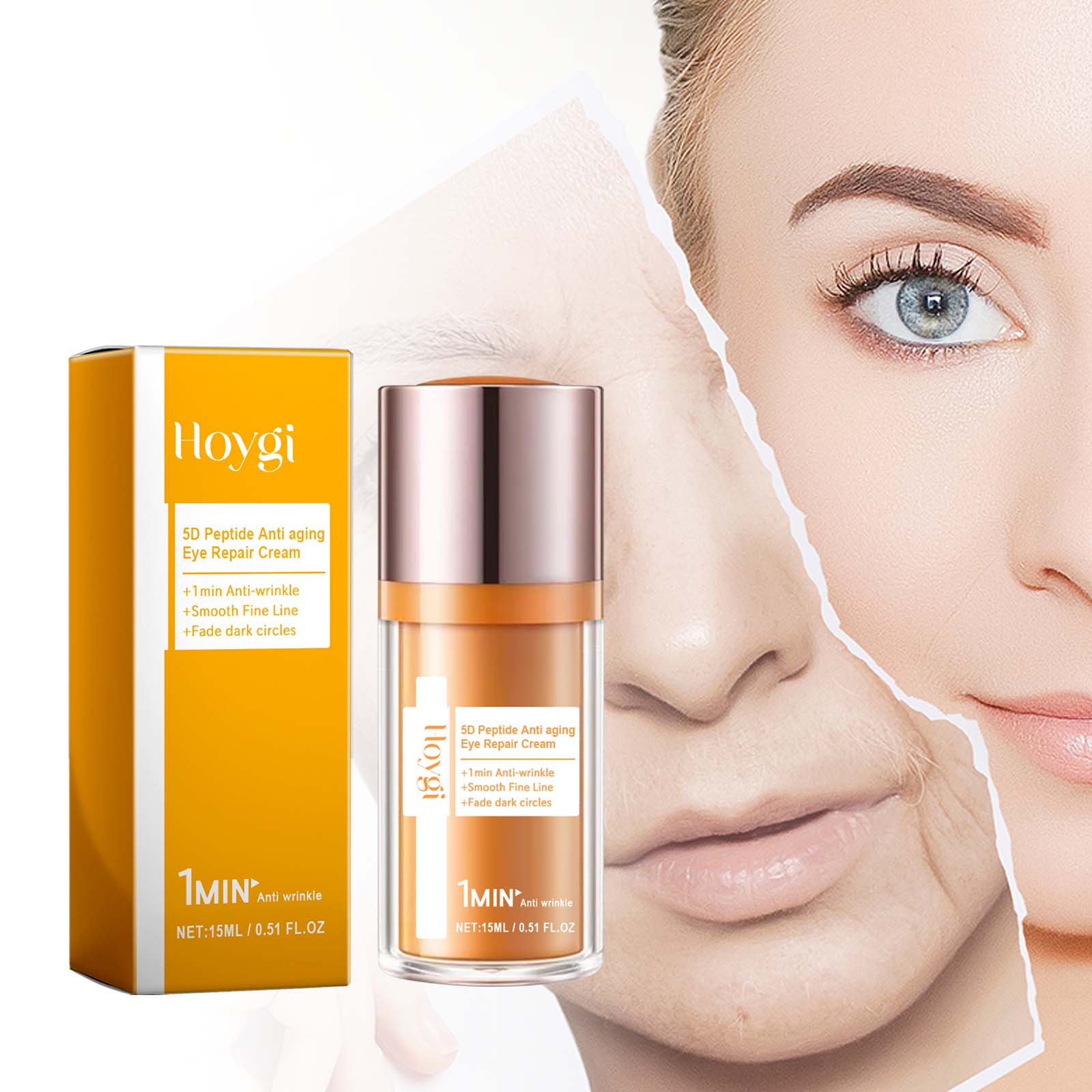 HOYGI 5D Peptide Anti Wrinkle  - огляд і ціна Eye Cream Peptide