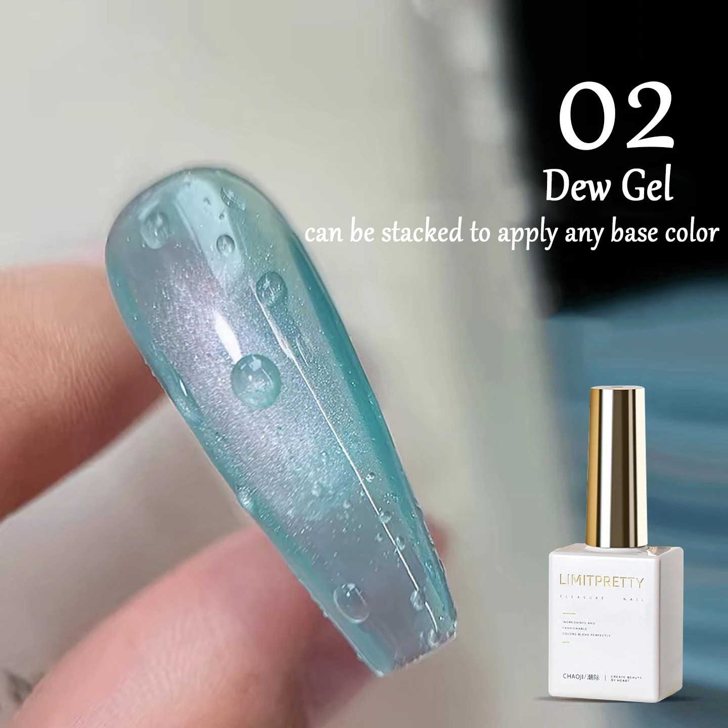 Water Drop Nail Gel Set 3D Cry - огляд і ціна Cucumber Cooling Gel