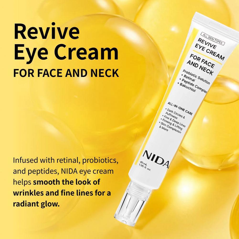 NIDA Moisturizing Cream+Sunscr - огляд і ціна Eye Cream Peptide