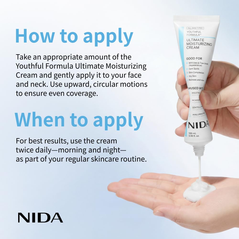 NIDA Moisturizing Cream+Sunscr - огляд і ціна Eye Cream Peptide