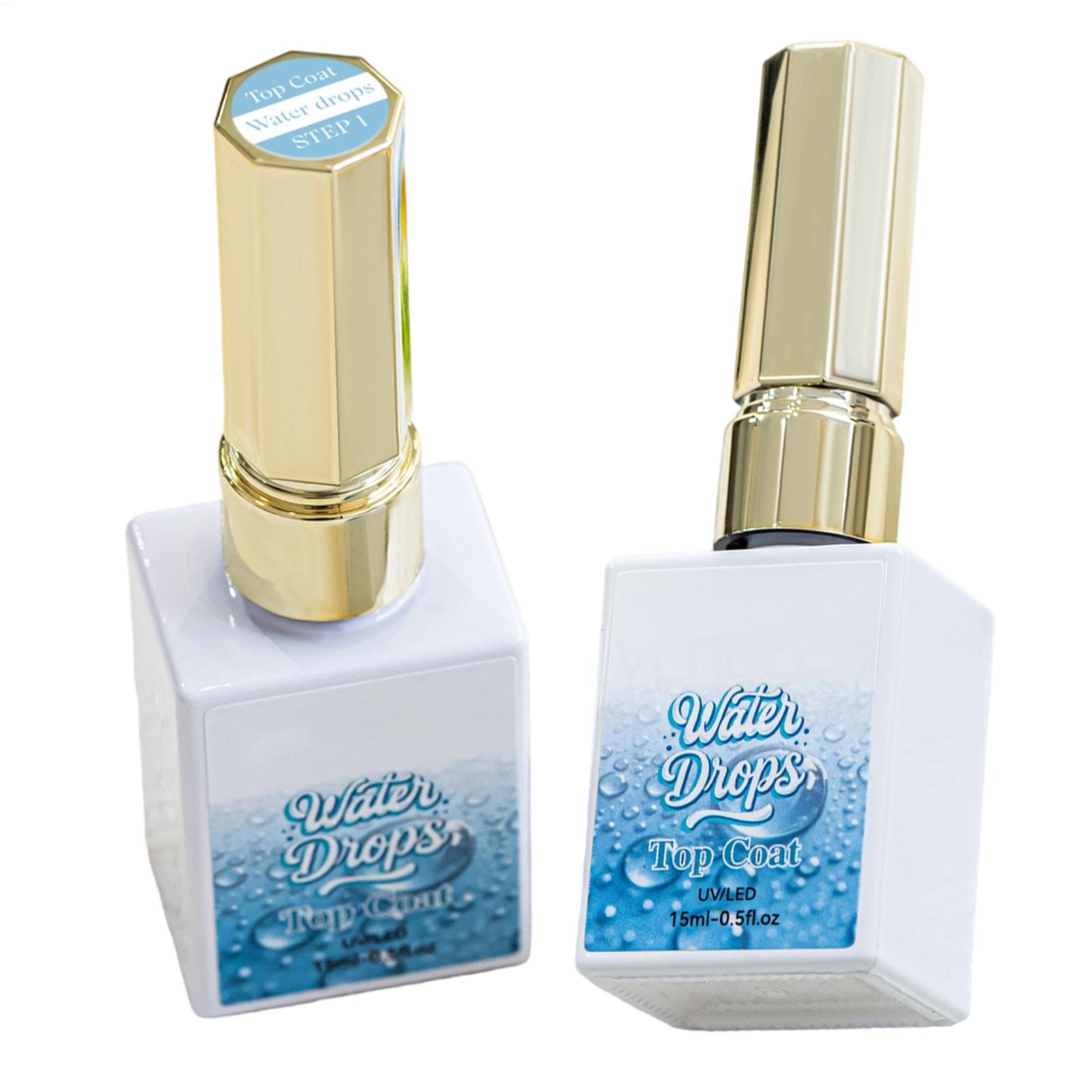 3D Water Droplets Top Coat Gel - огляд і ціна Cucumber Cooling Gel
