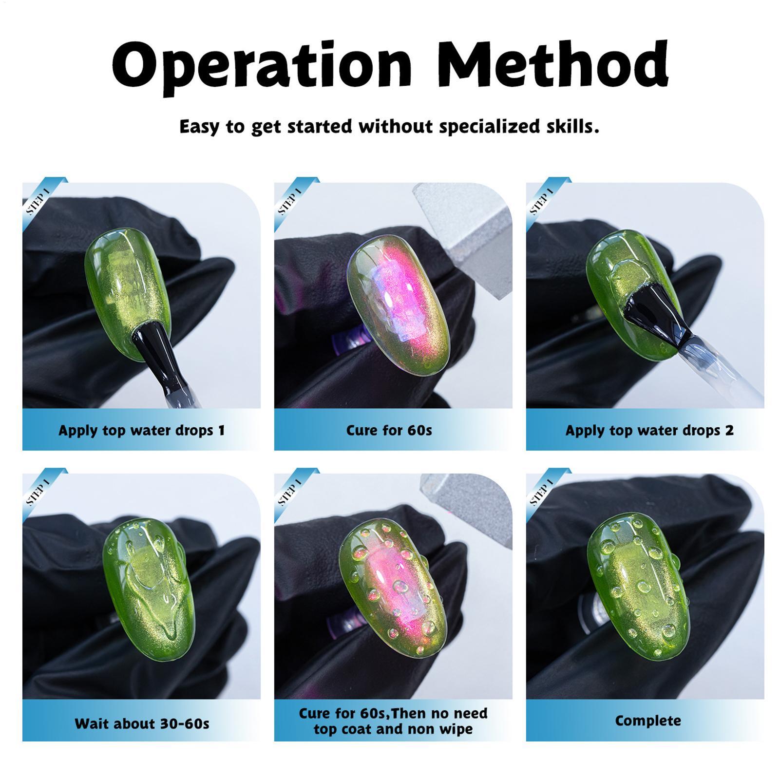 3D Water Droplets Top Coat Gel - огляд і ціна Cucumber Cooling Gel