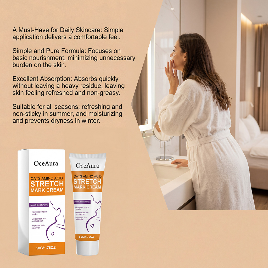Stretch Marks Body Cream Light - огляд і ціна Skincare Oat