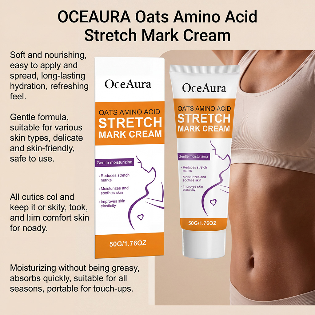 Stretch Marks Body Cream Light - огляд і ціна Skincare Oat